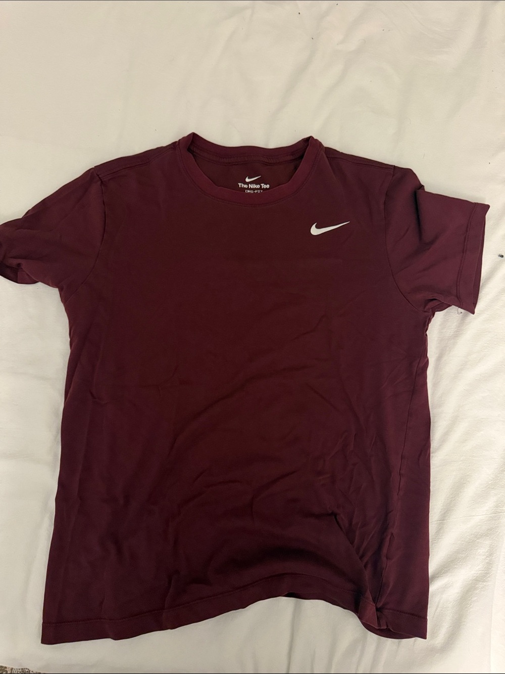 Nike Men’s Maroon Crew Neck Short Sleeve Tee